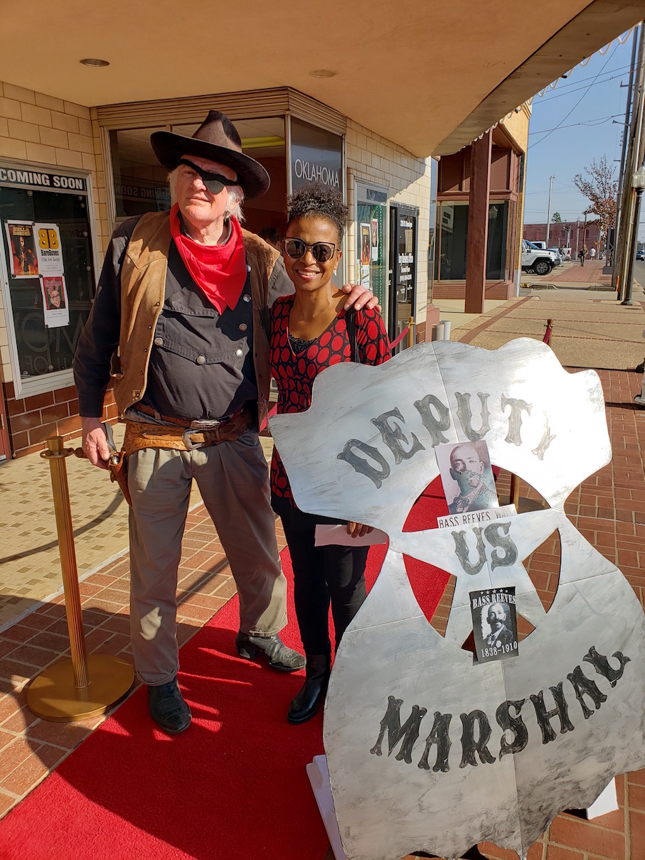 Bass Reeves Walk street sign