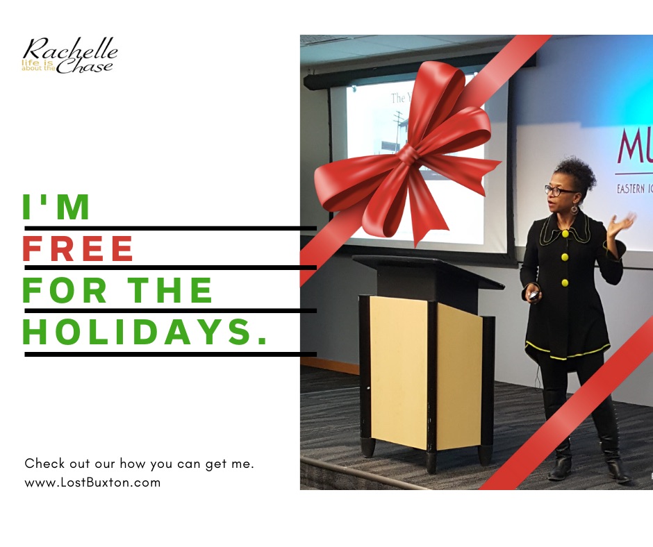 Rachelle's Free for the Holidays ad